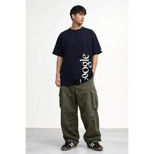 Google Mini Tee Navy XL Boxy Blue Heavyweight Hanes Beefy T Tech Core Normcore